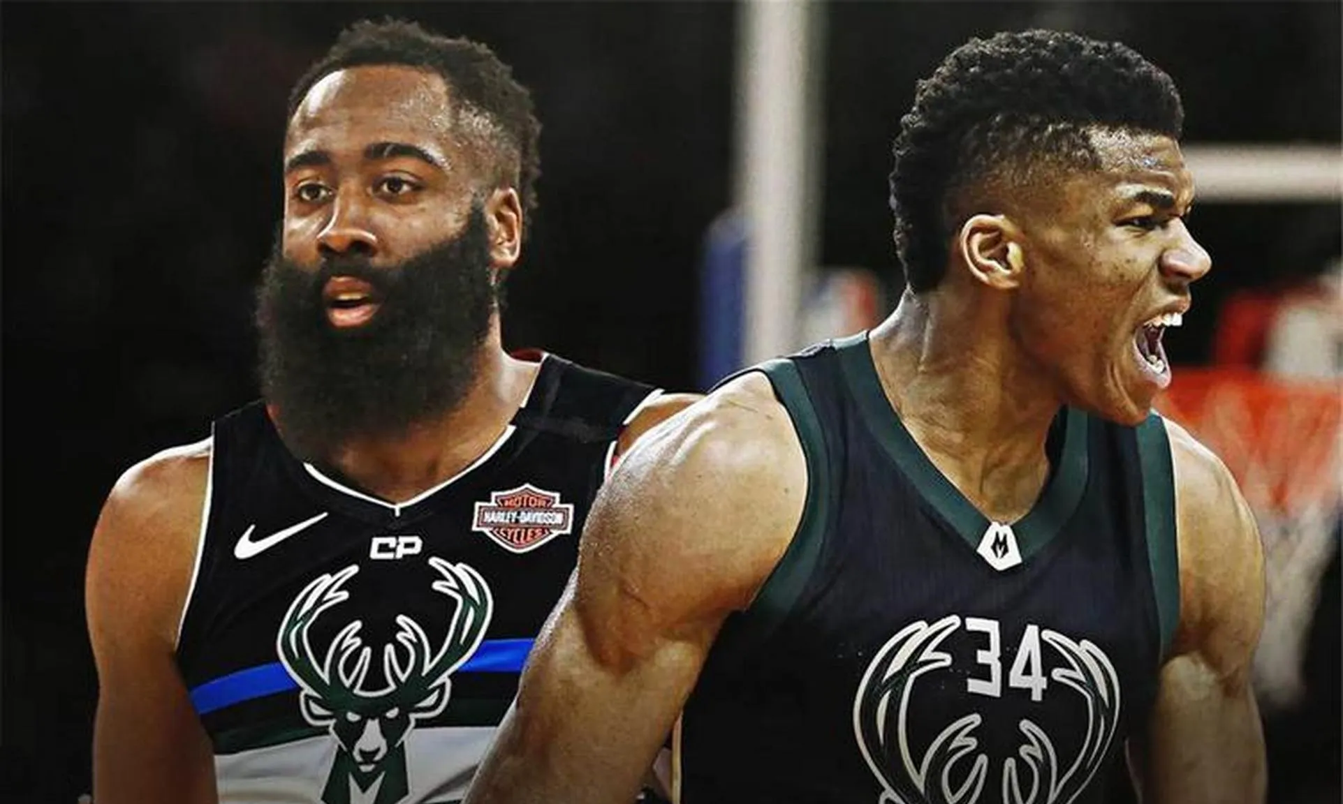 雄鹿碾压吉林队，哈登高光表现